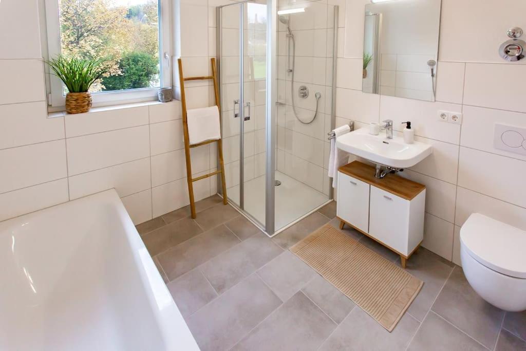 Grosse Cozy 4-Zi-Whg Mit Balkon Naehe Europa Park Und Rulantica Lägenhet Lahr  Exteriör bild